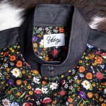 Dark Floral Button-Down Shirt