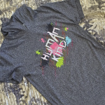 Charcoal Grey Human Kind Short Sleeve Hoodie
