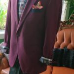 Worsted Wool Blazer With Custom Accents