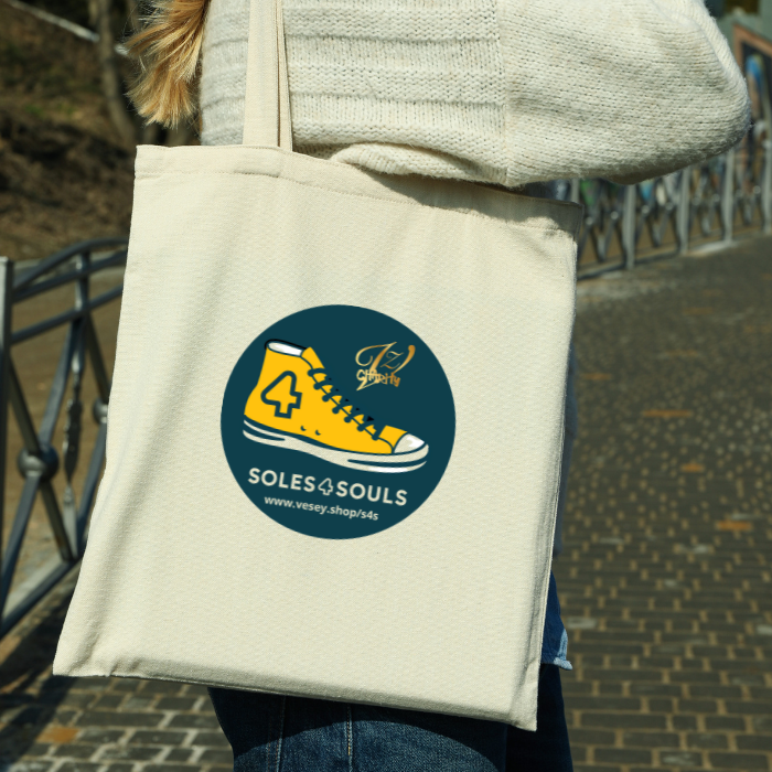 Soles4Souls canvas bag with logo