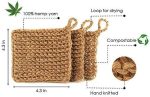 Natural aHemp Sponges for Dishes 2