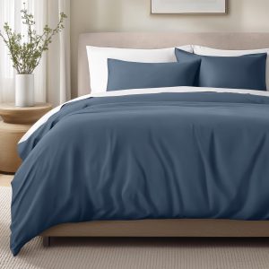 Organic Cotton Sateen Duvet Cover Set 1