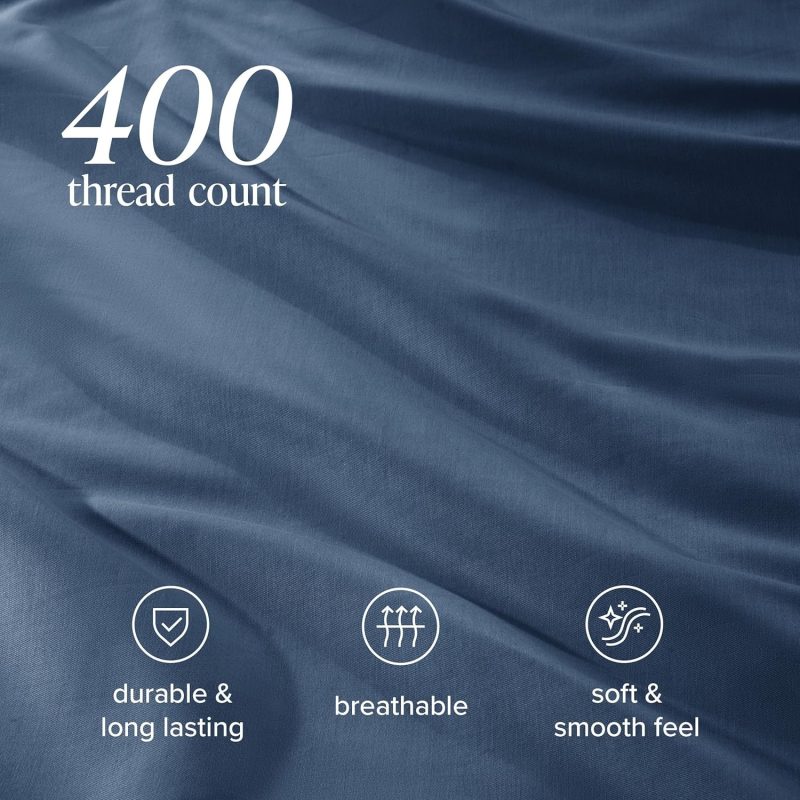Organic Cotton Sateen Duvet Cover Set 5