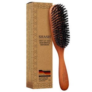 SUSTAINABLE Wooden Paddle Brush 3Brush 3