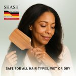 SUSTAINABLE Wooden Paddle Brush 5