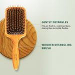SUSTAINABLE Wooden Paddle Brush 7