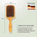 SUSTAINABLE Wooden Paddle Brush 9