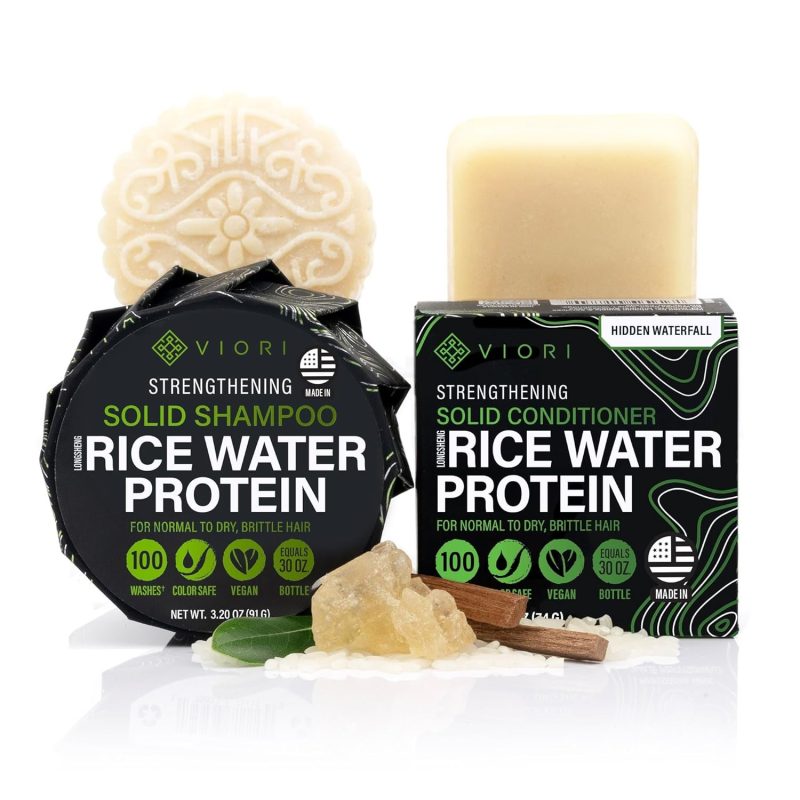 VIORI Hidden Waterfall Shampoo & Conditioner Bar Set 1