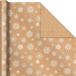 Hallmark Recyclable Kraft Wrapping Paper with Cut Lines_03