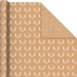 Hallmark Recyclable Kraft Wrapping Paper with Cut Lines_05