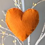 Rainbow Heart Felt Ornaments 2