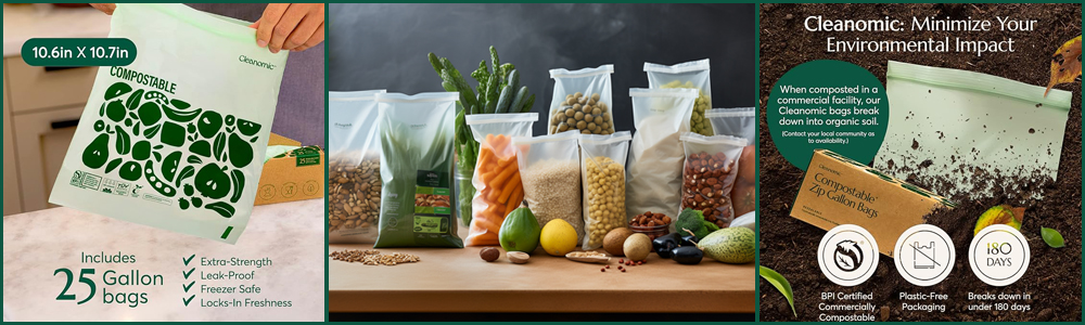 Compostable Food Storage Bags