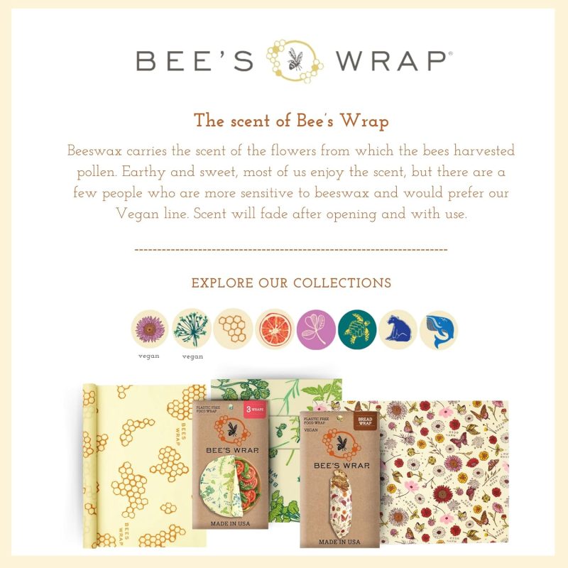Bee's Wrap Reusable Beeswax Food Wraps