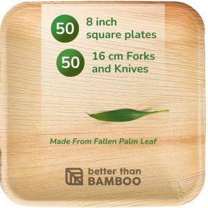 Disposable Square Palm Leaf Plates