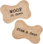 Jute Dog Bowl Mat-2