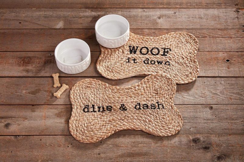 Jute Dog Bowl Mat-3