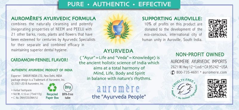 Auromere Ayurvedic Herbal Toothpaste1