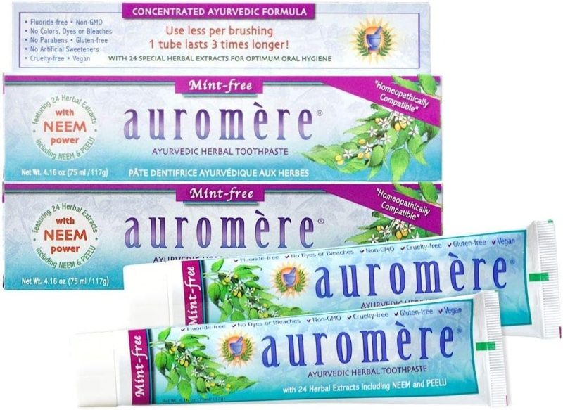 Auromere Ayurvedic_ Herbal_ Neem & Clove_ Toothpaste_02