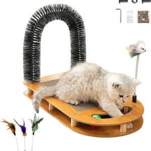 Cat Scratching Board With Cat Arch Self Groomer