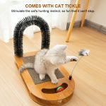 Cat Scratching Board With Cat Arch Self Groomer3