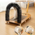 Cat Scratching Board With Cat Arch Self Groomer4