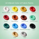 Colorful Fabric Paint Set For Clothes1