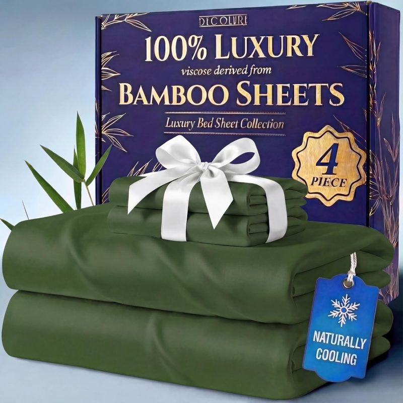 DECOLURE 100% Organic VD-Bamboo Sheets-01