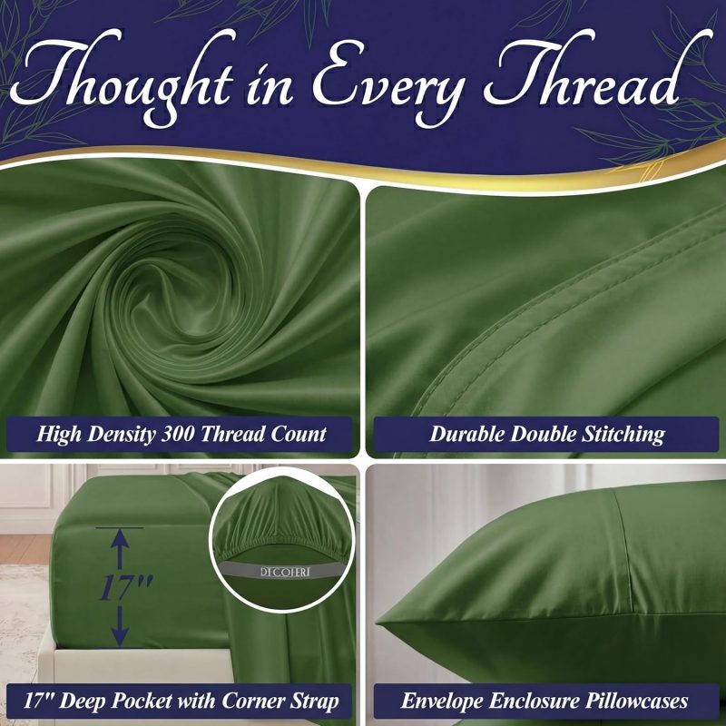 DECOLURE 100% Organic VD-Bamboo Sheets-05