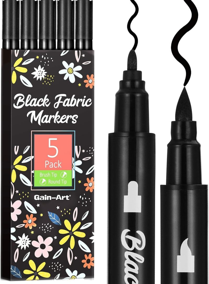 Dual-Tip Fabric Markers Permanent for Clothes-2