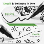 Dual-Tip Fabric Markers Permanent for Clothes-4