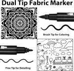 Dual Tip Fabric Markers Permanent For Clothes1