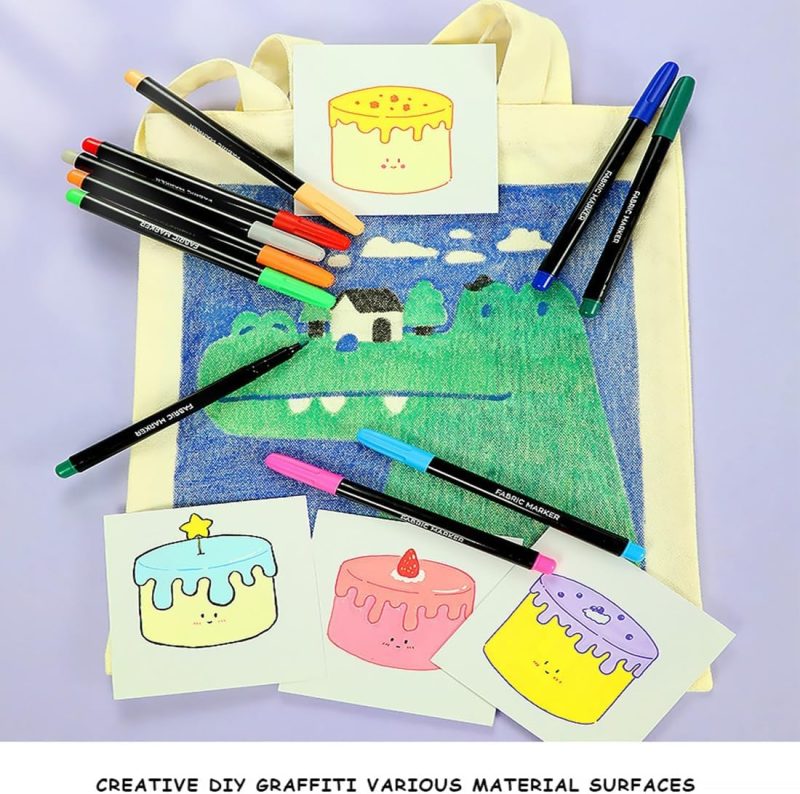 Fabric Markers Pens Set-02