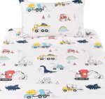 J pinno Dinosaur CW_ DC Vehicle_ Cute Cozy Fun _Twin Sheet Set_02
