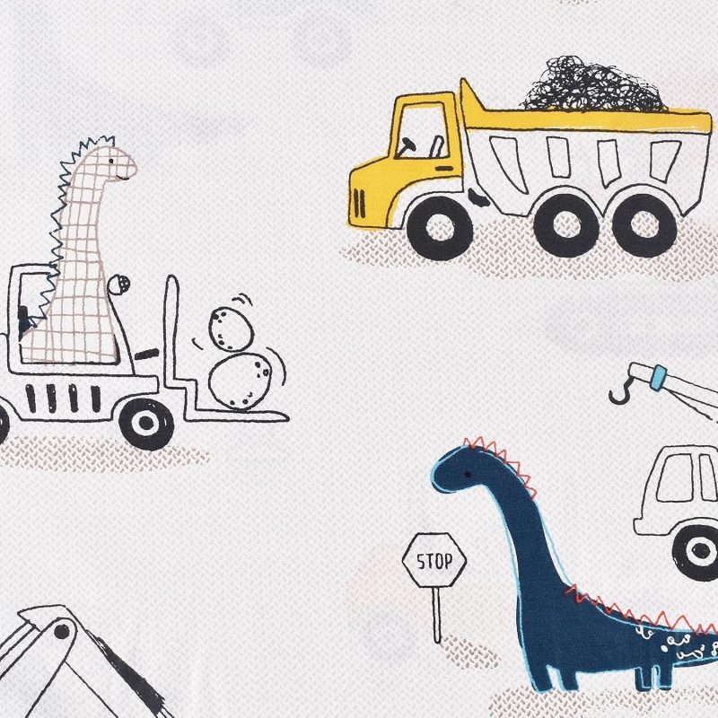 J pinno Dinosaur CW_ DC Vehicle_ Cute Cozy Fun _Twin Sheet Set_05