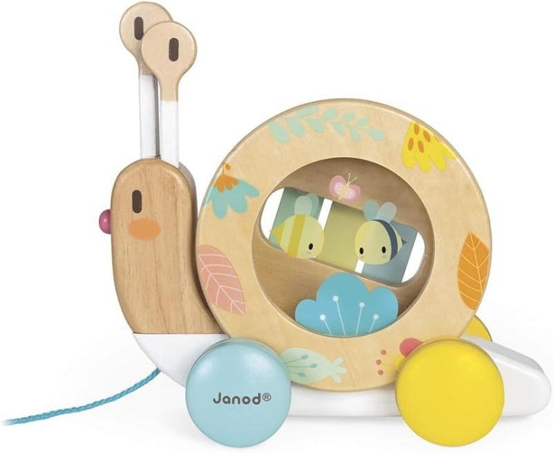 Janod Pure Pull Along Snail_01