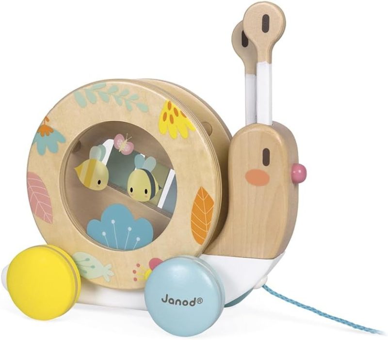 Janod Pure Pull Along Snail_04