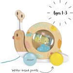 Janod Pure Pull Along Snail_09