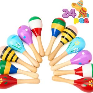 Mini Wooden Maracas For Kids