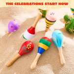 Mini Wooden Maracas For Kids5