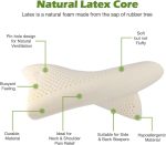 Natural Latex Foam Pillow With Washable Organic Cotton Cover1