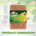 Natural Scouring pads-4