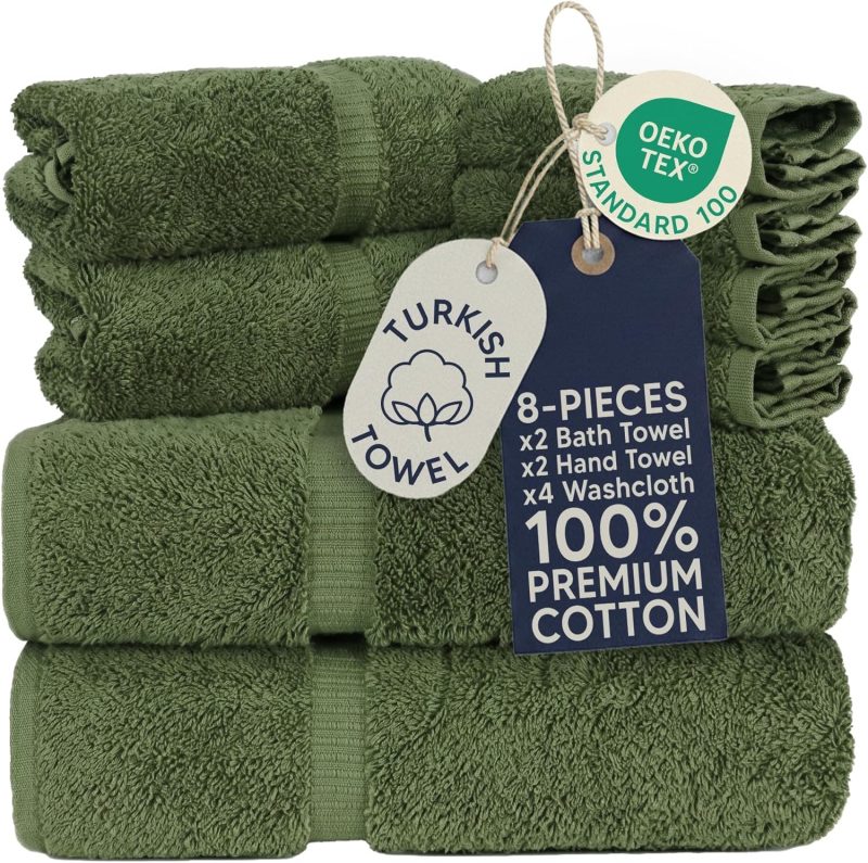 Premium Turkish Cotton Super Soft and Absorbent Towels 1