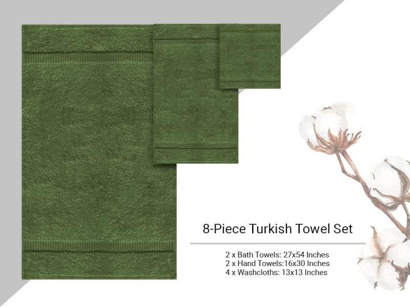 Premium Turkish Cotton Super Soft and Absorbent Towels 5