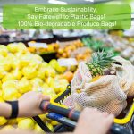 Reusable Cotton Mesh Produce shopping Bags 2