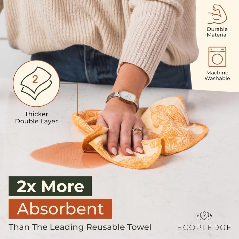 Reusable Paper Towels Washable Roll 4