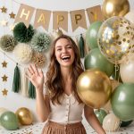 Sage Green Happy Birthday Party Decorations 2