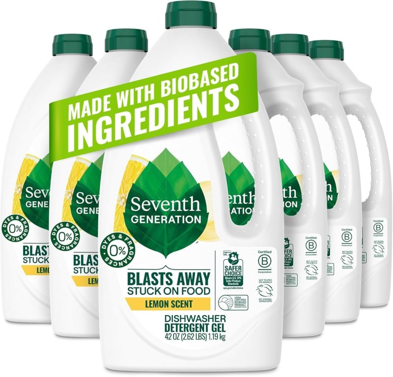 Seventh Generation Dishwasher Detergent Gel 6