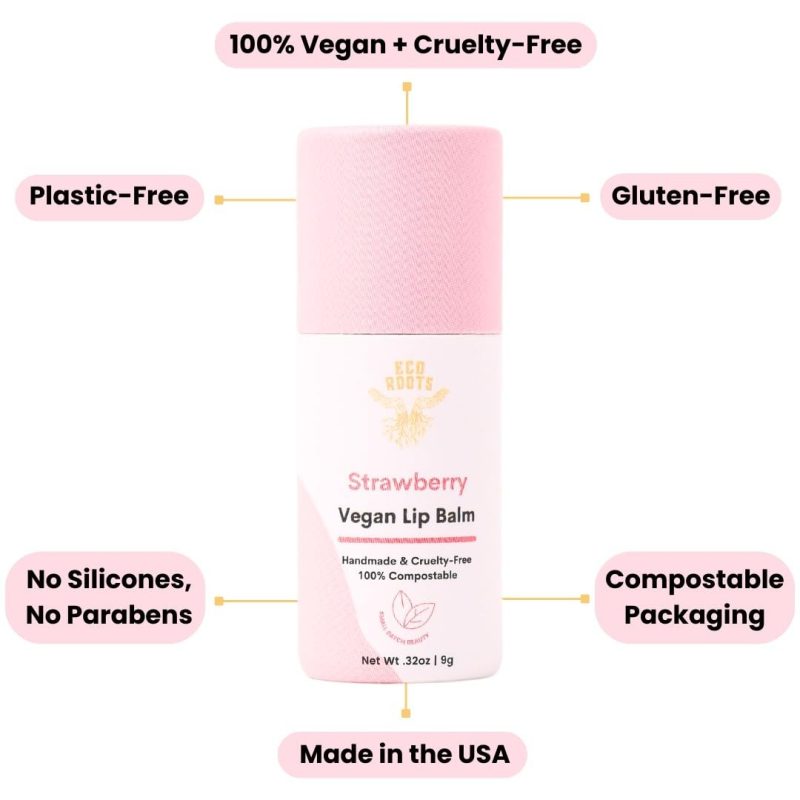 Strawberry Scented Lip Balm 1