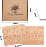 Wood Alphabet Tracing Board1