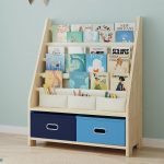 Wooden Kids Book Rack Storage Bookshelf 1